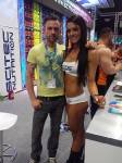 Magnea Gunnars with Scitec Nutrition at the 2014 FIBO expo